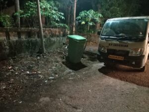 Waste segregation being done at MRF shade